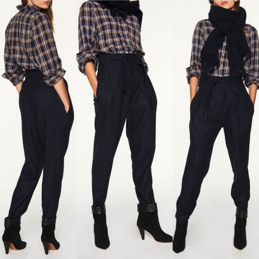 Ba&sh Paperbag Pants, Size 2